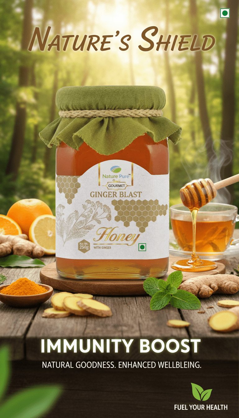 250g Ginger Blast-Honey with Ginger - Image 5