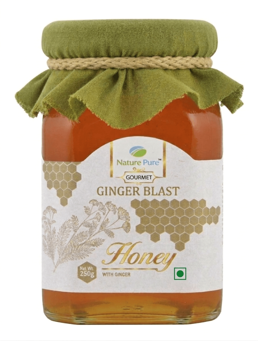 250g Ginger Blast-Honey with Ginger - Image 2