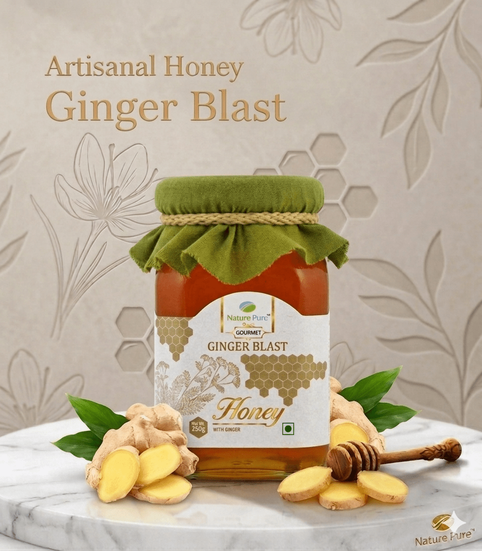 250g Ginger Blast-Honey with Ginger