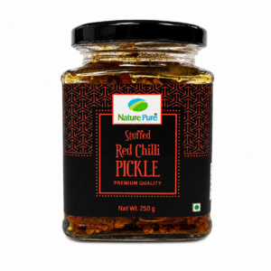 250g Stuffed Red Chilli Pickle
