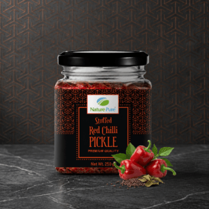 250g Stuffed Red Chilli Pickle